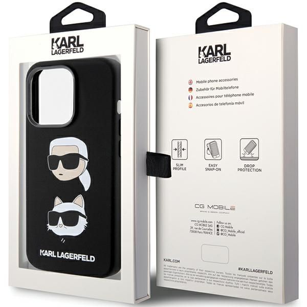 Etui Karl Lagerfeld do iPhone 15 Pro, Czarny zdjęcie 8