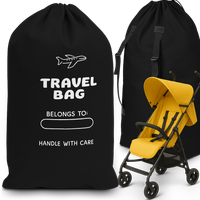 POKROWIEC OCHRONNY NA WÓZEK WOREK DO SAMOLOTU AUTA TORBA UNIWERSALNY CZARNY