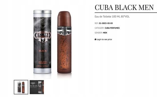 CUBA EDT MEN BLACK 100ML na Arena.pl