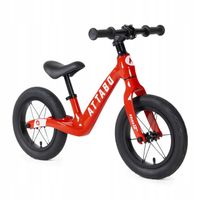 Rowerek biegowy ATTABO Brisk magnezowy czerwony 12" ultra lekki 3,3 kg