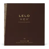 lelo hex respect xl 36 szt. - prezerwatywy powiększony rozmiar 58 mm