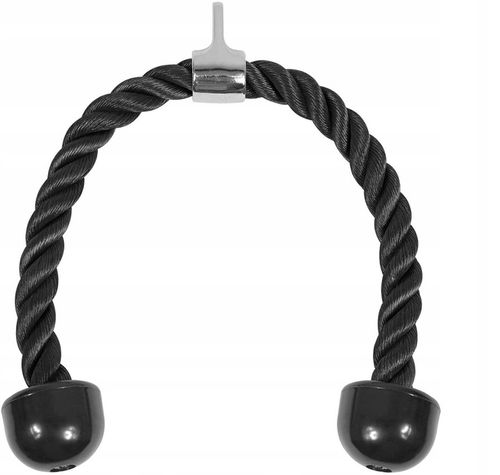 WYCIĄG GÓRNY I DOLNY ZESTAW DO 100KG UCHWYT TRICEPS DO TRENINGU SIŁOWEGO na Arena.pl