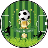 Opłatek na tort Urodziny Piłka Nożna Bramka Gol Klub Boisko Stadion