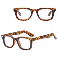 Okulary Zerówki do KOMPUTERA TV Smartfon BLUE LIGHT panterka STYLION