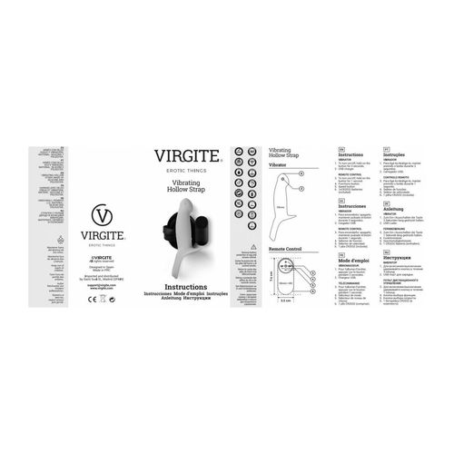 Dildo Strap-On Virgite Czarny S na Arena.pl