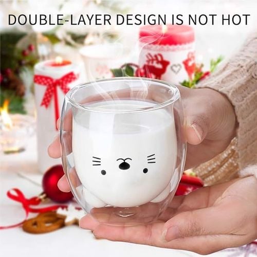 Szklanka termiczna z kotem dwuwarstwowa na Arena.pl