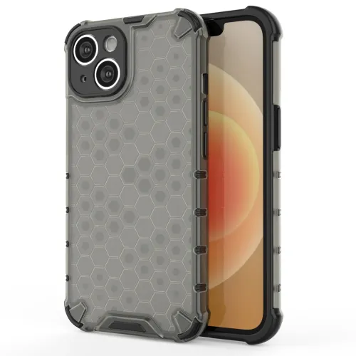 Honeycomb etui iPhone 14 Plus pancerny hybrydowy pokrowiec czarne na Arena.pl