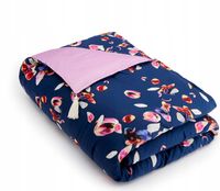 CACHAREL Kołdra z frędzlami - Aurore Pink 140x200 cm