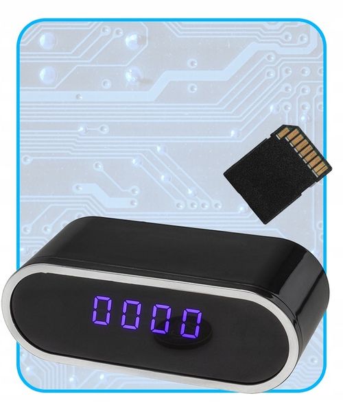 Zegar Z Ukrytą Kamerą / ZEGAREK SZPIEGOWSKI UKRYTA MINI KAMERA TRYB NOCNY zdjęcie 13