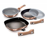 zestaw 3 patelni granitowych berlingerhaus bh-7038