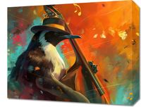 Obraz 50x40cm Pingwinia Nuta