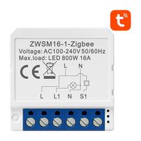 inteligentny przełącznik dopuszkowy zigbee avatto zwsm16-w1 tuya