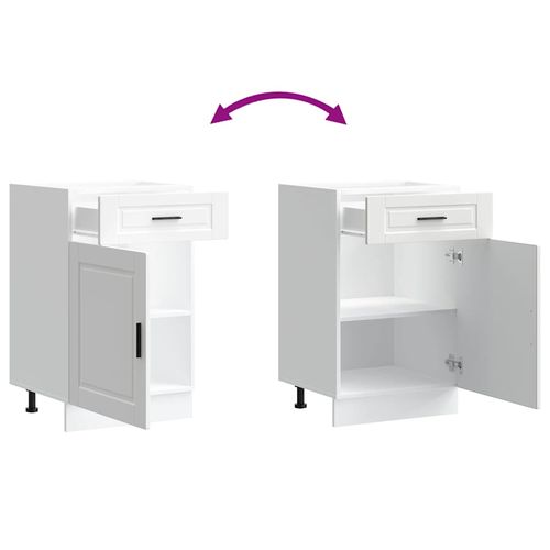 Szafka kuchenna dolna, Porto, biała, materiał drewnopochodny na Arena.pl