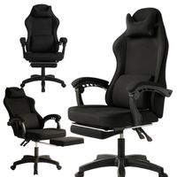 fotel gamingowy obrotowy vector z masażerem i podnóżkiem ko48cz