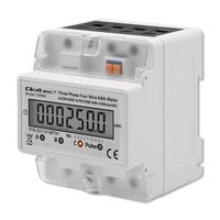 Qoltec Licznik trójfazowy energii prądu na szynę DIN 230V 4P 30(100)A LCD 4P
