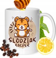 Kubek Dla Kacpra Kolegi Przyjaciela Męża Prezent Z Nadrukiem Biały 330Ml