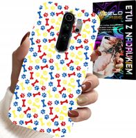 ETUI DO XIAOMI REDMI 9 - ŁAPKI KOŚCI PIES PATROL BAJKI + SZKŁO