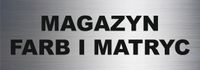 Tabliczka Grawerowana INFORMACYJNA 20x7 cm MAGAZYN FARB I MATRYC