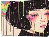 Obraz 90x70cm Strugi Kolorów