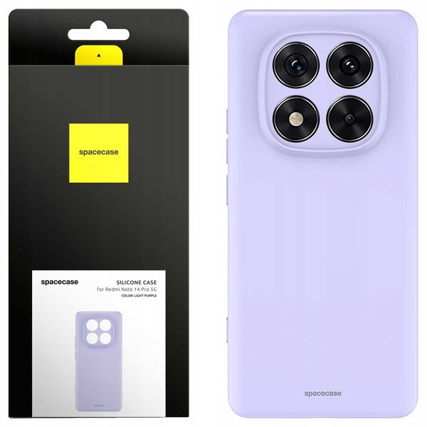 Spacecase Silicone Case 3.0 Redmi Note 14 Pro 5G Purple zdjęcie 1