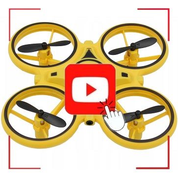 DRON ZDALNIE STEROWANY RĘKĄ GESTEM UFO LED ZABAWKA DLA DZIECI PREZENT na Arena.pl