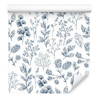 Tapeta rośliny gałązki liście kwiaty do kuchni