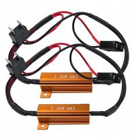 2x REZYSTOR LED H7 50W 6Ohm WTYCZKA GNIAZDO CANBUS DEKODER FILTR OPORNIK
