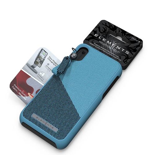Materiałowe etui do iPhone Xs Max (Petrol) #0 na Arena.pl