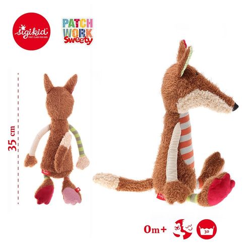 SIGIKID - Lis w paski 35 cm Patchwork Sweety na Arena.pl