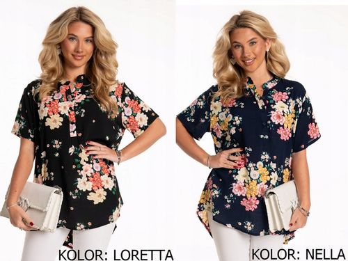 Świetna Wygodna Kobieca BLUZKA Koszula Plus Size Dużo Rozmiarów Kolorów na Arena.pl