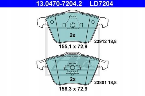 TARCZA HAM PRZOD 320X25 V ATE na Arena.pl