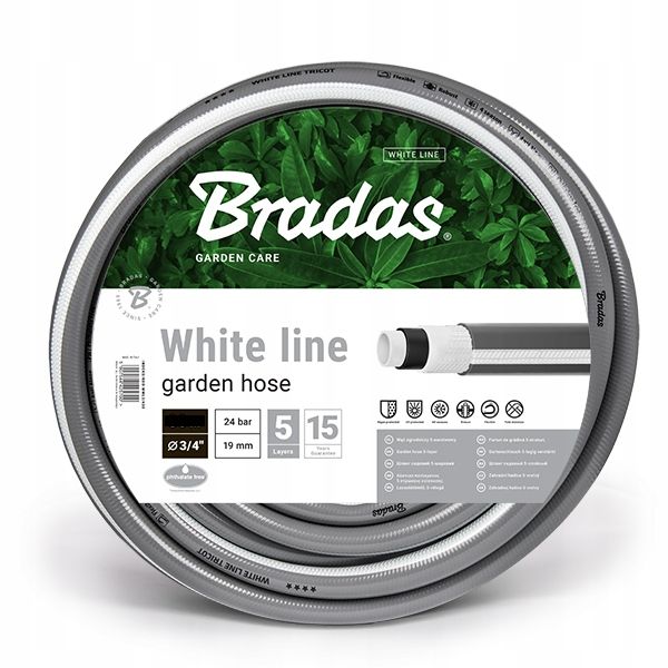 Wąż ogrodowy 3/4'' 50 White Line Bradas zdjęcie 1
