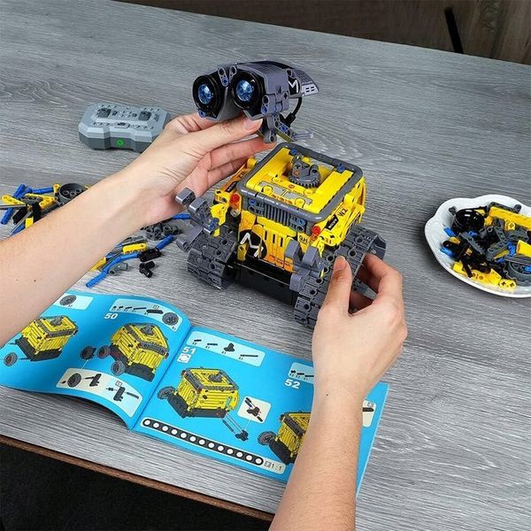 FIGURKA ROBOT WALL E 520 szt KLOCKI - 3w1 PROGRAMOWALNY RC ROBOT zdjęcie 6
