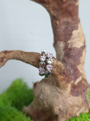 SREBRNE KOLCZYKI serduszka kółka DLA DZIEWCZYNKI STAL CHIRURGICZNA 316L na Arena.pl