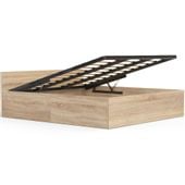 Łóżko 180x200 CLP ze stelażem podnoszonym Dąb Sonoma
