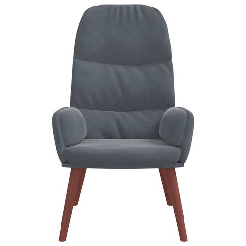 Fotel, ciemnoszary, obity aksamitem na Arena.pl