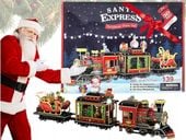 UROCZE PUZZLE ŚWIĄTECZNE ŚWIECĄCY POCIĄG LED KOLEJKA 3D MIKOŁAJ NA PREZENT