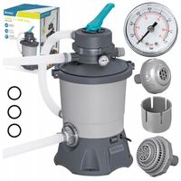 Filtracja pompa piaskowa złączki i węże Bestway 3596 l/h Sand Filter 58515