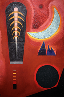 Reprodukcje obrazów Lost in red - Wassily Kandinsky Rozmiar - 90x60