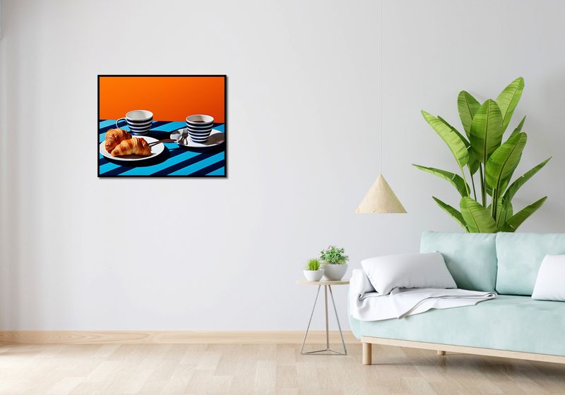 Plakat 76x60,5cm Croissanty zdjęcie 4