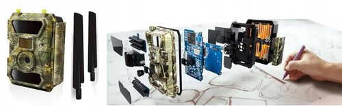 Kamera Leśna FOTOPUŁAPKA Myśliwska FHD GSM 4G LTE MMS wysyła FILMY na Arena.pl