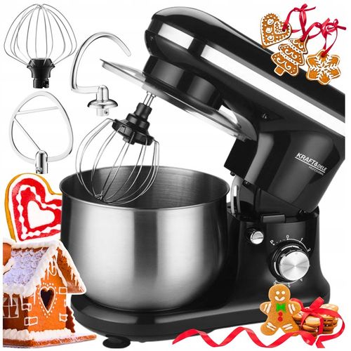 ROBOT PLANETARNY KUCHENNY MIKSER Z MISĄ WIELOFUNKCYJNY MOCNY CZARNY na Arena.pl