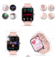 SMARTWATCH GIEWONT DYNAMIC GW230 Z FUNKCJĄ ROZMOWY NA PASKU RÓŻOWYM