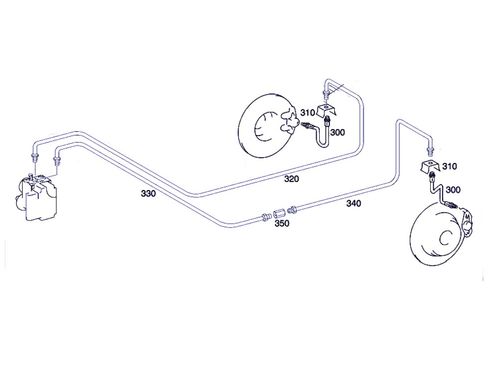 Mercedes S211 Zestaw Przewodów Hamulcowych Stalowych W Otulinie na Arena.pl
