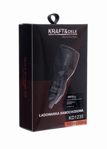 Ładowarka samochodowa  QUICK CHARGE 2 porty USB KD1235 na Arena.pl
