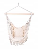 Fotel Wiszący Krzesło Brazylijskie Huśtawka Hamak Ogrodowy Ineox BG-02B