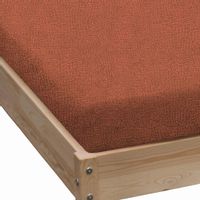 Prześcieradło frotte z gumką 200x220 rude GRUBE