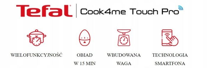 Multicooker TEFAL COOK4ME CY943 TochPro z wbudowaną wagą + Misa zdjęcie 8