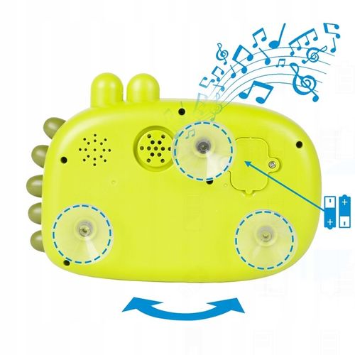 BĄBELKOWY DINOZAUR DINO DO KĄPIELI MASZYNKA DO ROBIENIA PIANY W WANNIE GRA na Arena.pl