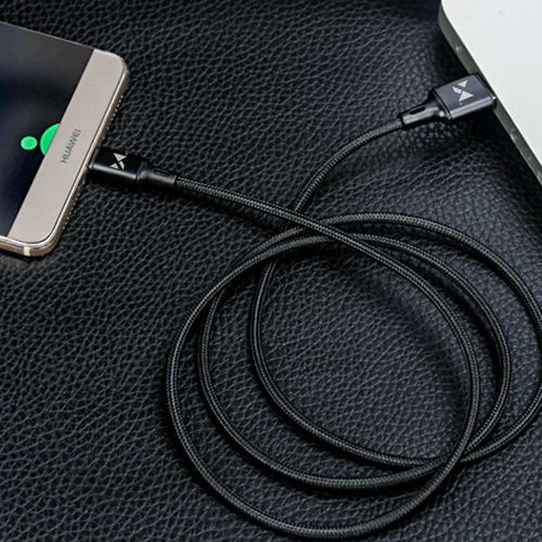 kabel przewód usb iphone lightning 2.4a 1m czarny na Arena.pl